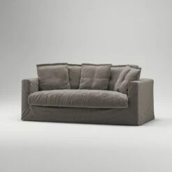 Le Grand Air Sofa 2-Sitzer Leinen, Smokey Granite -Gubi || Hay || &Tradition Verkäufe decotique le grand air sofa 2 sitzer leinen 12