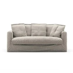 Le Grand Air Sofa 2-Sitzer Leinen, Future Grey