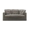 Le Grand Air Sofa 2-Sitzer Leinen, Smokey Granite