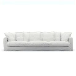 Le Grand Air Sofa 5-Sitzer Baumwolle, Weiß