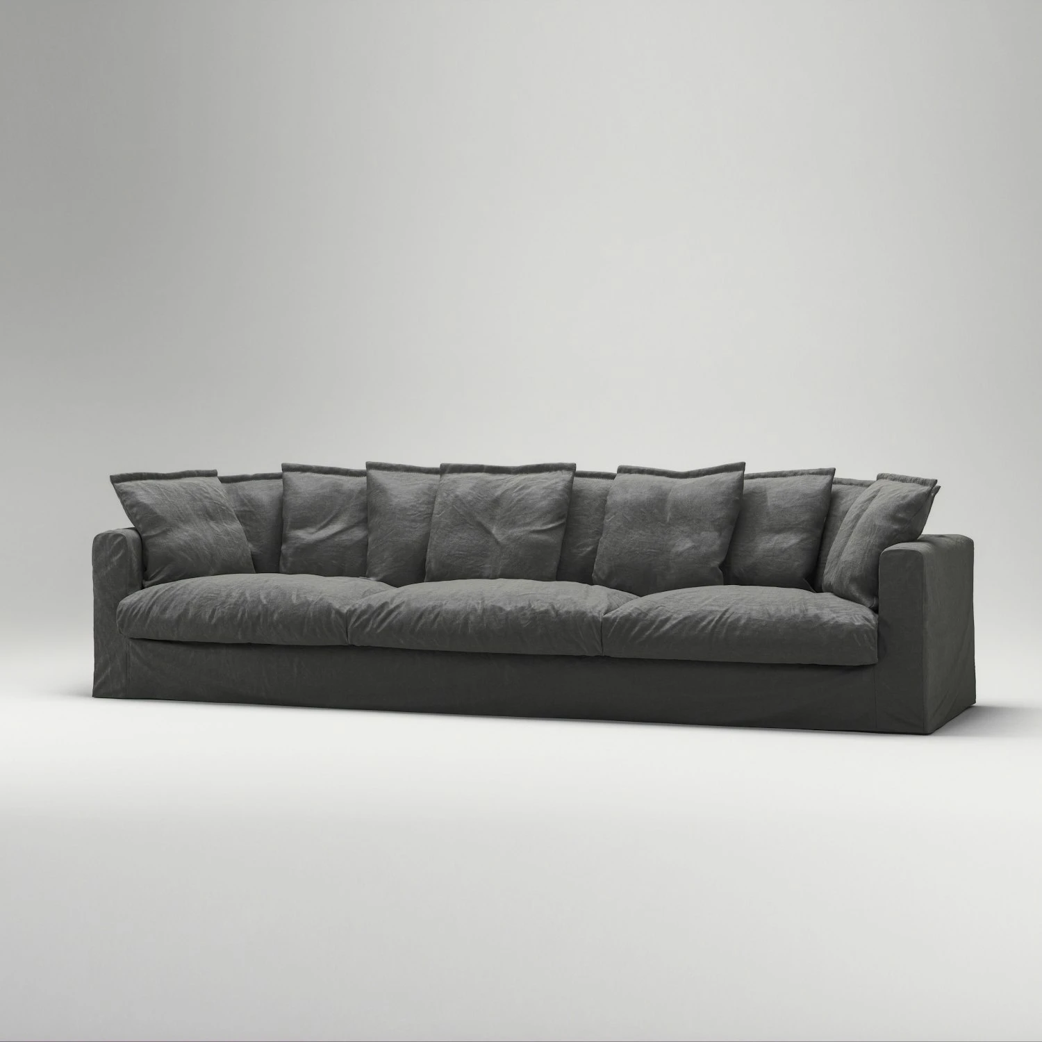 Le Grand Air Sofa 5-Sitzer Leinen, Carbon Dust 3 Le Grand Air Sofa 5-Sitzer Leinen, Carbon Dust – Bild 3
