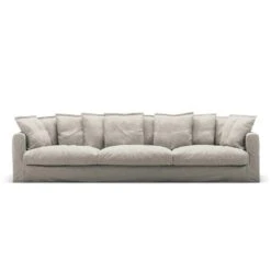 Le Grand Air Sofa 5-Sitzer Leinen, Future Grey