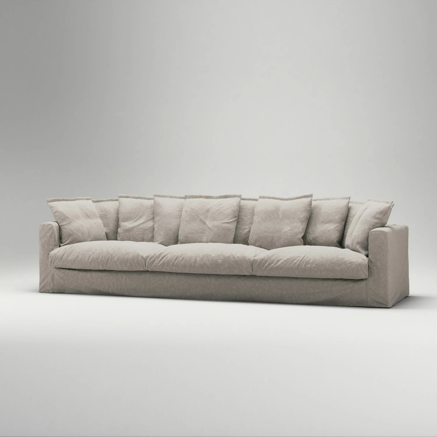 Le Grand Air Sofa 5-Sitzer Leinen, Future Grey 3 Le Grand Air Sofa 5-Sitzer Leinen, Future Grey – Bild 3