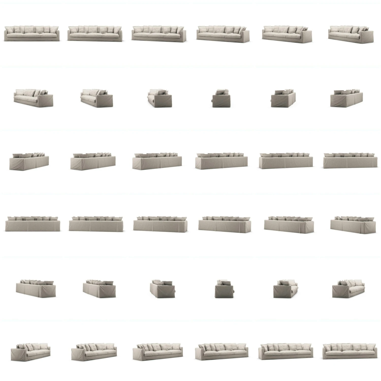 Le Grand Air Sofa 5-Sitzer Leinen, Future Grey 5 Le Grand Air Sofa 5-Sitzer Leinen, Future Grey – Bild 5