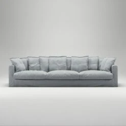 Le Grand Air Sofa 5-Sitzer Leinen, Nordic Sky -Gubi || Hay || &Tradition Verkäufe decotique le grand air sofa 5 sitzer leinen 35