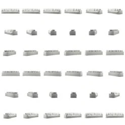 Le Grand Air Sofa 5-Sitzer Leinen, Misty Grey -Gubi || Hay || &Tradition Verkäufe decotique le grand air sofa 5 sitzer leinen 4