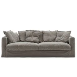 Le Grand Air Sofa 3-Sitzer Leinen, Smokey Granite