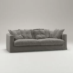 Le Grand Air Sofa 3-Sitzer Leinen, Smokey Granite -Gubi || Hay || &Tradition Verkäufe decotique le grand air sofa green pear 20