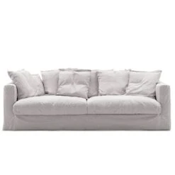 Le Grand Air Sofa 3-Sitzer Leinen Misty Grey