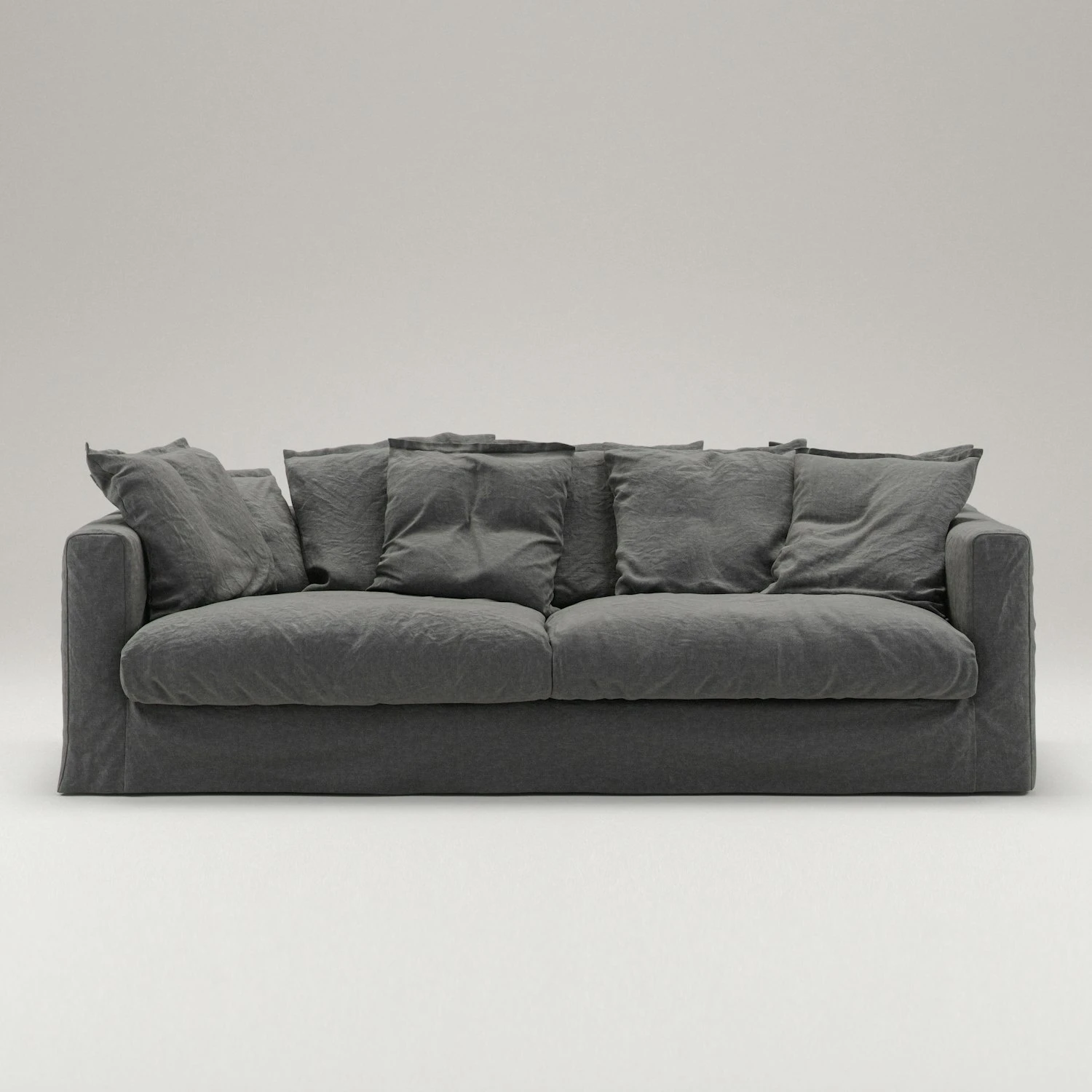 Le Grand Air Sofa 3-Sitzer Leinen, Carbon Dust 2 Le Grand Air Sofa 3-Sitzer Leinen, Carbon Dust – Bild 2