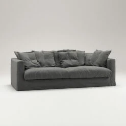 Le Grand Air Sofa 3-Sitzer Leinen, Carbon Dust 8 Le Grand Air Sofa 3-Sitzer Leinen, Carbon Dust -Gubi || Hay || &Tradition Verkäufe decotique le grand air sofa green pear 27