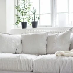 Le Grand Air Bezug 3-Sitzer Leinen, Future Grey -Gubi || Hay || &Tradition Verkäufe decotique le grand air sofa green pear 3