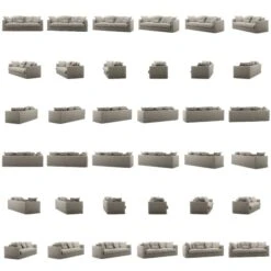 Le Grand Air Sofa 3-Sitzer Leinen, Future Grey 10 Le Grand Air Sofa 3-Sitzer Leinen, Future Grey -Gubi || Hay || &Tradition Verkäufe decotique le grand air sofa green pear 43