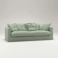 Le Grand Air Sofa 3-Sitzer Leinen, Green Pear -Gubi || Hay || &Tradition Verkäufe decotique le grand air sofa green pear 7