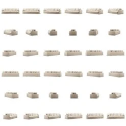 Le Grand Air XL Sofa 4-Sitzer Baumwolle Beige 9 Le Grand Air XL Sofa 4-Sitzer Baumwolle Beige -Gubi || Hay || &Tradition Verkäufe decotique le grand air xl sofa 4 sitzer baumwolle 11