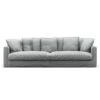 Le Grand Air XL Sofa 4-Sitzer Baumwolle, Light Grey