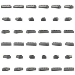 Le Grand Air XL Sofa 4-Sitzer Baumwolle, Grau 9 Le Grand Air XL Sofa 4-Sitzer Baumwolle, Grau -Gubi || Hay || &Tradition Verkäufe decotique le grand air xl sofa 4 sitzer baumwolle 2