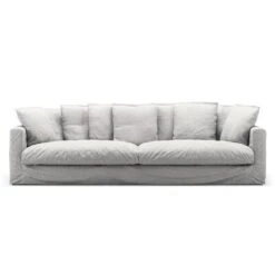 Le Grand Air XL Sofa 4-Sitzer Leinen, Misty Grey