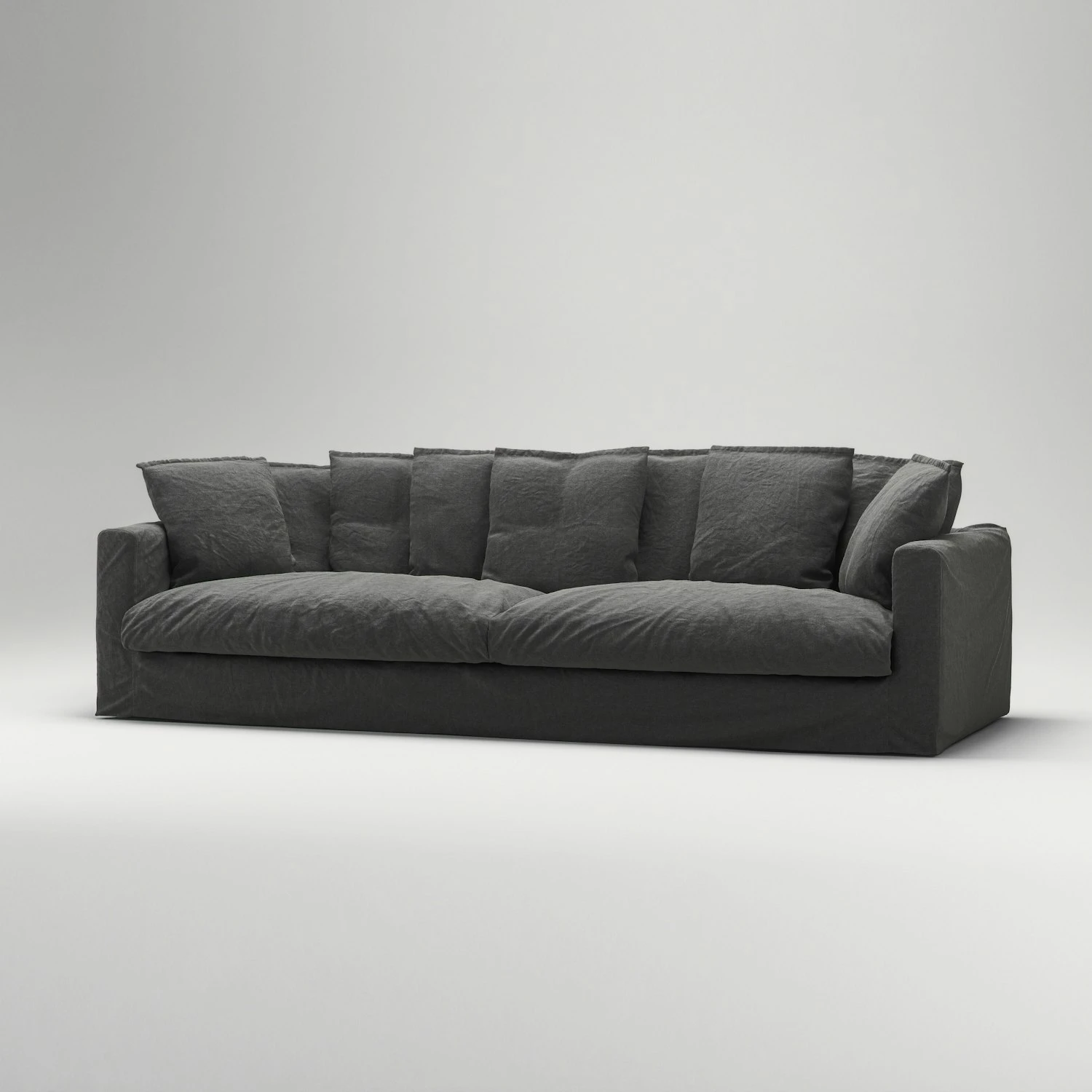 Le Grand Air XL Sofa 4-Sitzer Leinen, Carbon Dust 2 Le Grand Air XL Sofa 4-Sitzer Leinen, Carbon Dust – Bild 2