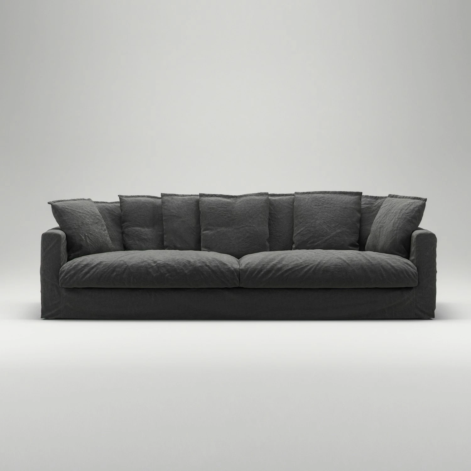 Le Grand Air XL Sofa 4-Sitzer Leinen, Carbon Dust 3 Le Grand Air XL Sofa 4-Sitzer Leinen, Carbon Dust – Bild 3