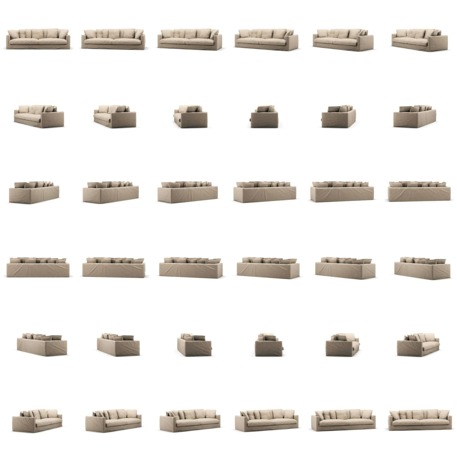 Le Grand Air XL Sofa 4-Sitzer Leinen, Savage Linen 5 Le Grand Air XL Sofa 4-Sitzer Leinen, Savage Linen – Bild 5