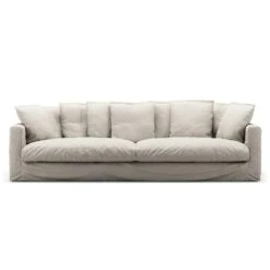 Le Grand Air XL Sofa 4-Sitzer Leinen, Natural Blonde