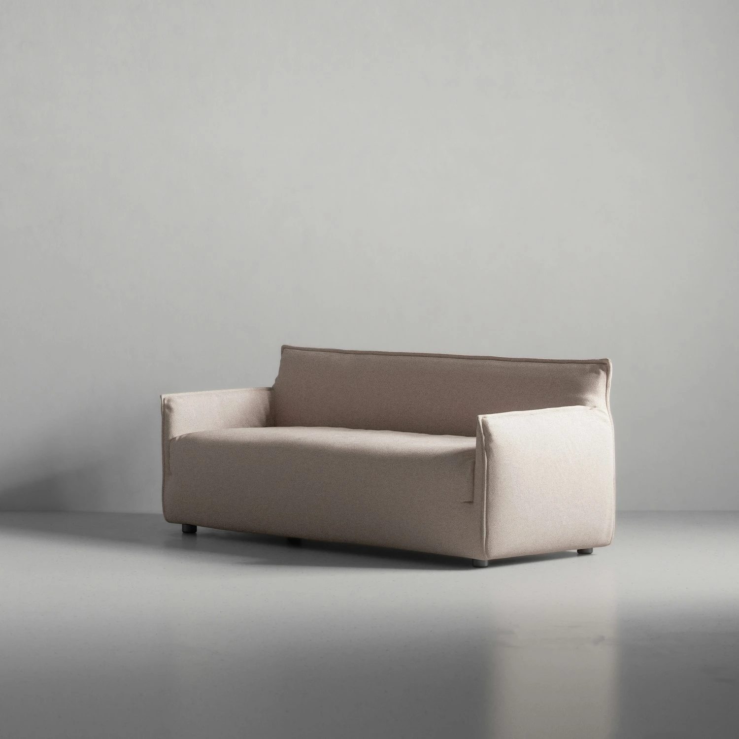 Le Petite 3-Sitzer-Sofa, Blassrosa 2 Le Petite 3-Sitzer-Sofa, Blassrosa – Bild 2