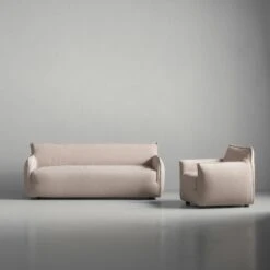 Le Petite 3-Sitzer-Sofa, Blassrosa 8 Le Petite 3-Sitzer-Sofa, Blassrosa -Gubi || Hay || &Tradition Verkäufe decotique le petite 3 sitzer sofa 12
