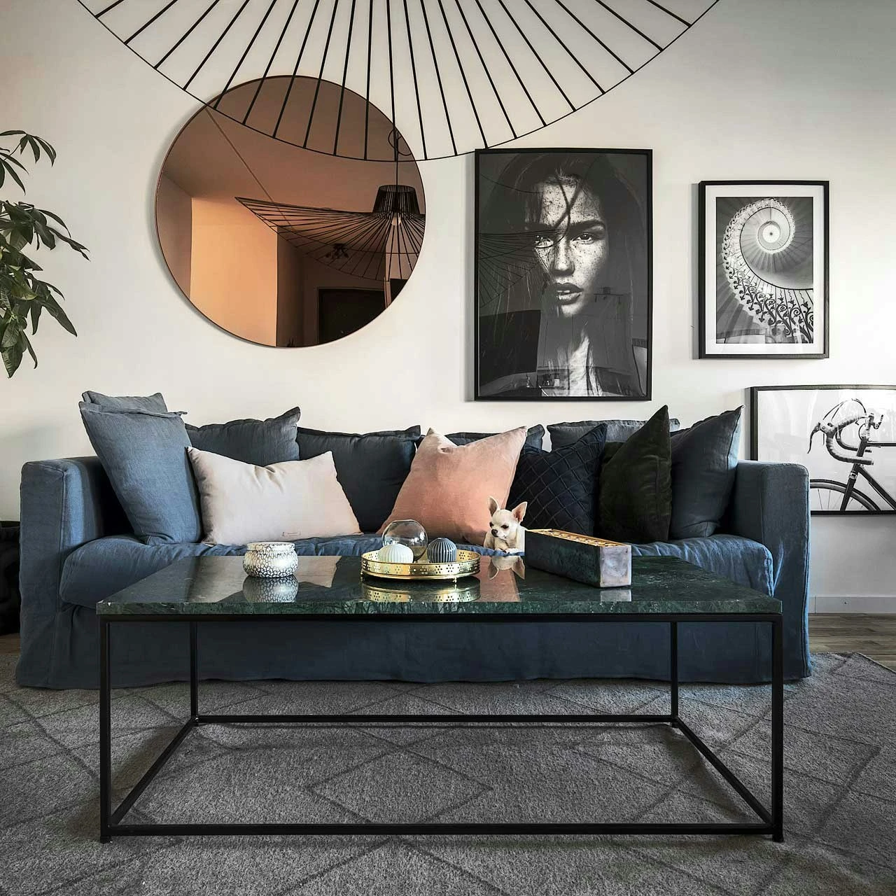 Marvelous Air 120x60, Carrara/Schwarz 4 Marvelous Air 120x60, Carrara/Schwarz – Bild 4