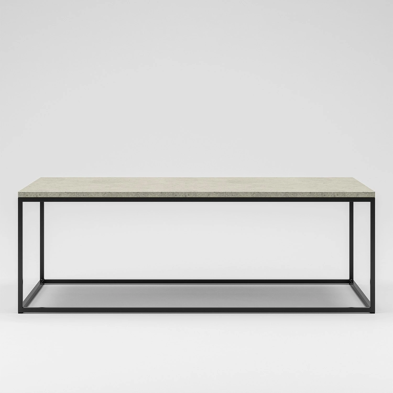 Marvelous Air Kaffeetisch 120x60 Cm, Jura-Kalkstein / Schwarz 2 Marvelous Air Kaffeetisch 120x60 Cm, Jura-Kalkstein / Schwarz – Bild 2