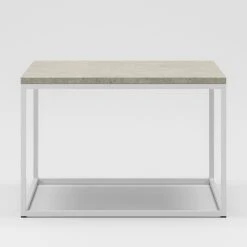 Marvelous Air Kaffeetisch 60x60 Cm, Jura-Kalkstein / Weiß 3 Marvelous Air Kaffeetisch 60x60 Cm, Jura-Kalkstein / Weiß -Gubi || Hay || &Tradition Verkäufe decotique marvelous air coffee table 60x60 jurasten vit 1