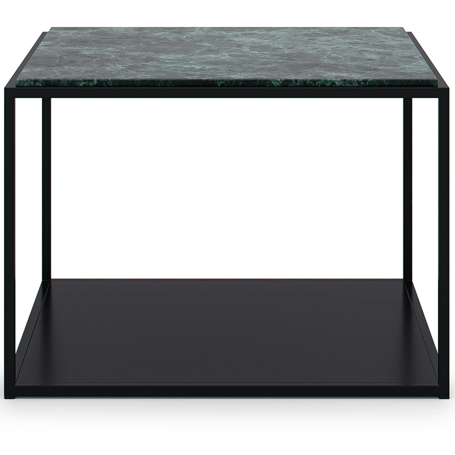 Marvelous Couchtisch 63x63 Cm, Schwarz/Grüner Marmor 1 Marvelous Couchtisch 63x63 Cm, Schwarz/Grüner Marmor