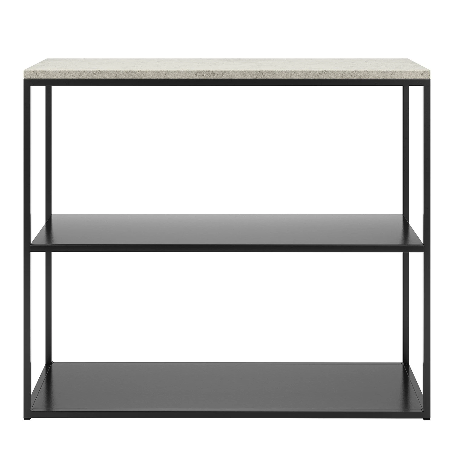 Marvelous Sideboard 90x75 Cm, Jura-Kalkstein / Schwarz 1 Marvelous Sideboard 90x75 Cm, Jura-Kalkstein / Schwarz