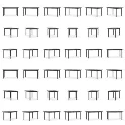 Milo C12 Esstisch, 140 Cm/ Schwarz -Gubi || Hay || &Tradition Verkäufe decotique milo c12 esstisch 140 cm 7