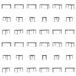 Milo C12 Esstisch, 180 Cm/ Schwarz -Gubi || Hay || &Tradition Verkäufe decotique milo c12 esstisch 180 cm 9