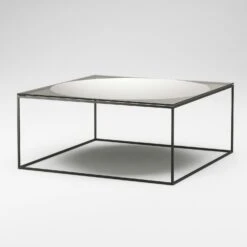 Observe Kaffeetisch 89x89 Cm, In Rauchfarbenem Glas / Eingefügt Spiegel 10 Observe Kaffeetisch 89x89 Cm, In Rauchfarbenem Glas / Eingefügt Spiegel -Gubi || Hay || &Tradition Verkäufe decotique observe coffee table 89x89 cm 14