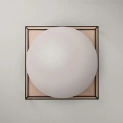 Observe Kaffeetisch 89x89 Cm, In Bernsteinfarbenem Glas / Eingefügt Spiegel -Gubi || Hay || &Tradition Verkäufe decotique observe coffee table 89x89 cm 21