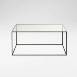 Observe Kaffeetisch 89x89 Cm, In Klarem Glas -Gubi || Hay || &Tradition Verkäufe decotique observe coffee table 89x89 cm 3