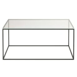 Observe Kaffeetisch 89x89 Cm, In Klarem Glas