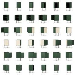 Vogue Nachttisch, Grün / Schwarz -Gubi || Hay || &Tradition Verkäufe decotique vogue nachttisch 104