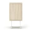Vogue Nachttisch, White Pigmented Oak / Weiß