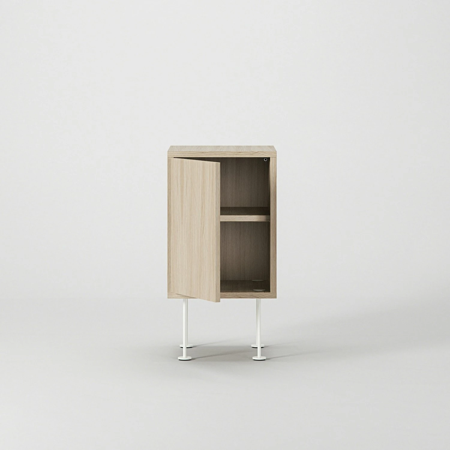 Vogue Nachttisch, White Pigmented Oak / Weiß 4 Vogue Nachttisch, White Pigmented Oak / Weiß – Bild 4