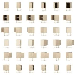 Vogue Nachttisch, White Pigmented Oak / Messing 10 Vogue Nachttisch, White Pigmented Oak / Messing -Gubi || Hay || &Tradition Verkäufe decotique vogue nachttisch 165