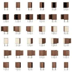 Vogue Nachttisch, Walnussfarben / Schwarz 10 Vogue Nachttisch, Walnussfarben / Schwarz -Gubi || Hay || &Tradition Verkäufe decotique vogue nachttisch 167