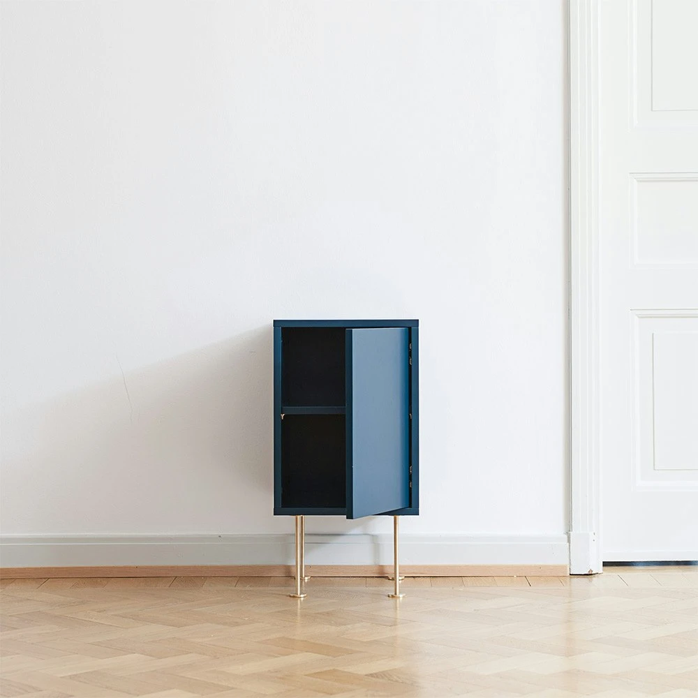 Vogue Nachttisch, Weiß / Weiß 6 Vogue Nachttisch, Weiß / Weiß – Bild 6