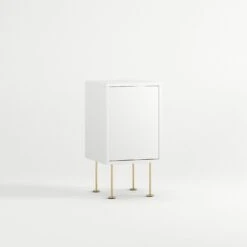 Vogue Nachttisch, Weiß / Messing -Gubi || Hay || &Tradition Verkäufe decotique vogue nachttisch 32