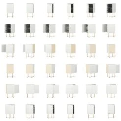 Vogue Nachttisch, Weiß / Messing -Gubi || Hay || &Tradition Verkäufe decotique vogue nachttisch 34