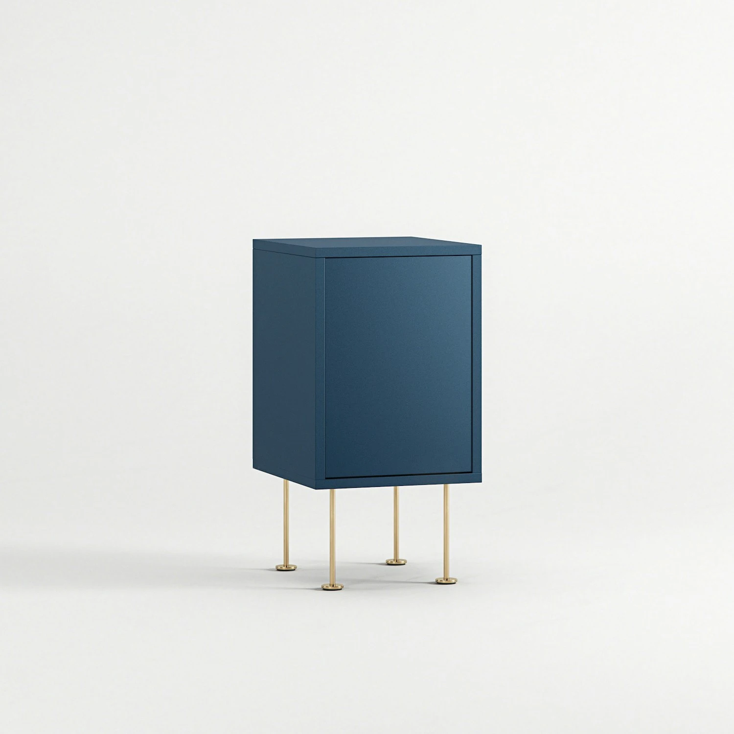 Vogue Nachttisch, Blau / Messing 3 Vogue Nachttisch, Blau / Messing – Bild 3