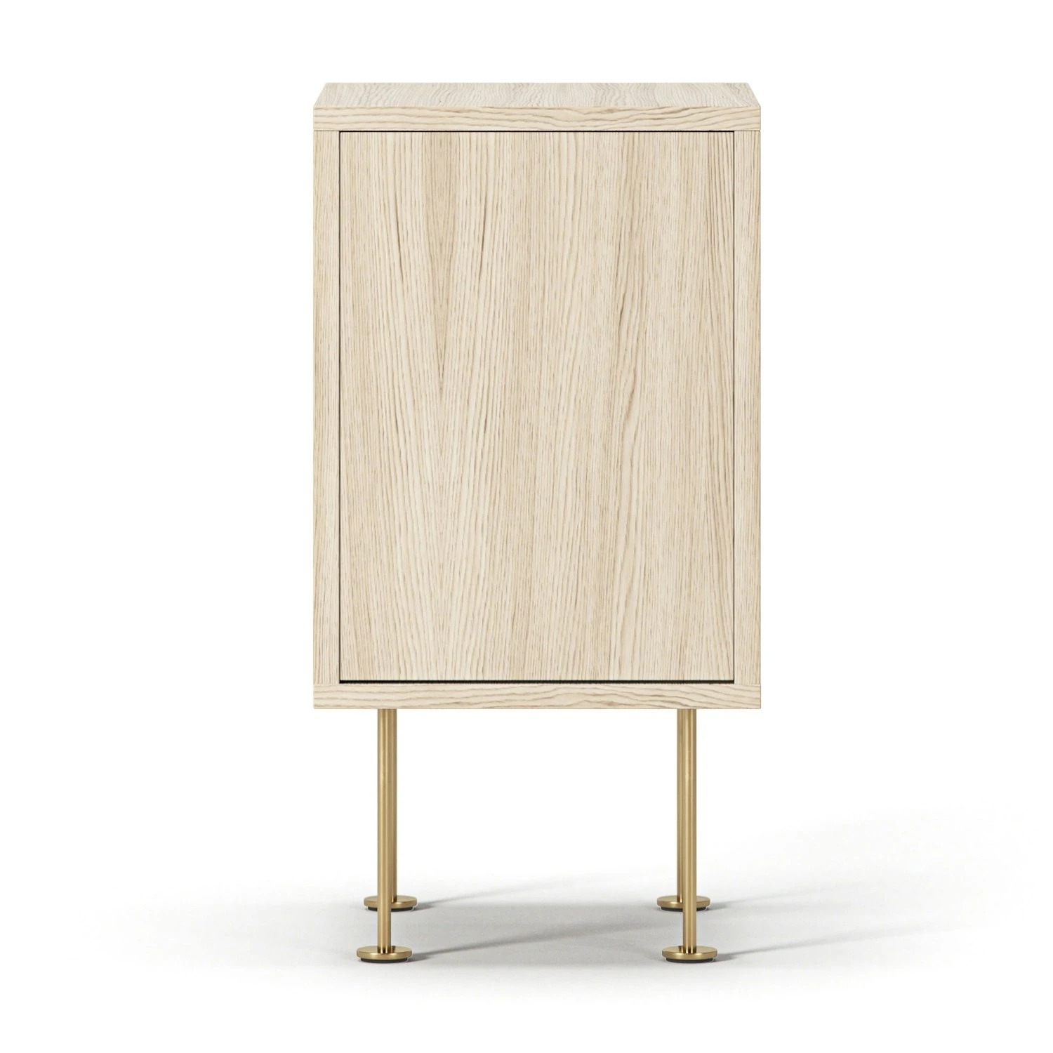 Vogue Nachttisch, White Pigmented Oak / Messing 1 Vogue Nachttisch, White Pigmented Oak / Messing