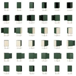 Vogue Nachttisch, Grün / Messing 11 Vogue Nachttisch, Grün / Messing -Gubi || Hay || &Tradition Verkäufe decotique vogue nachttisch 69